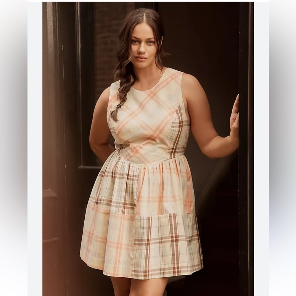 NWT Anthropologie Plain Nap Mini Multicolor Dress